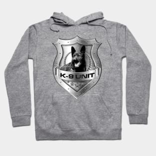 Metal K-9 Unit Badge - German Shepherd Hoodie